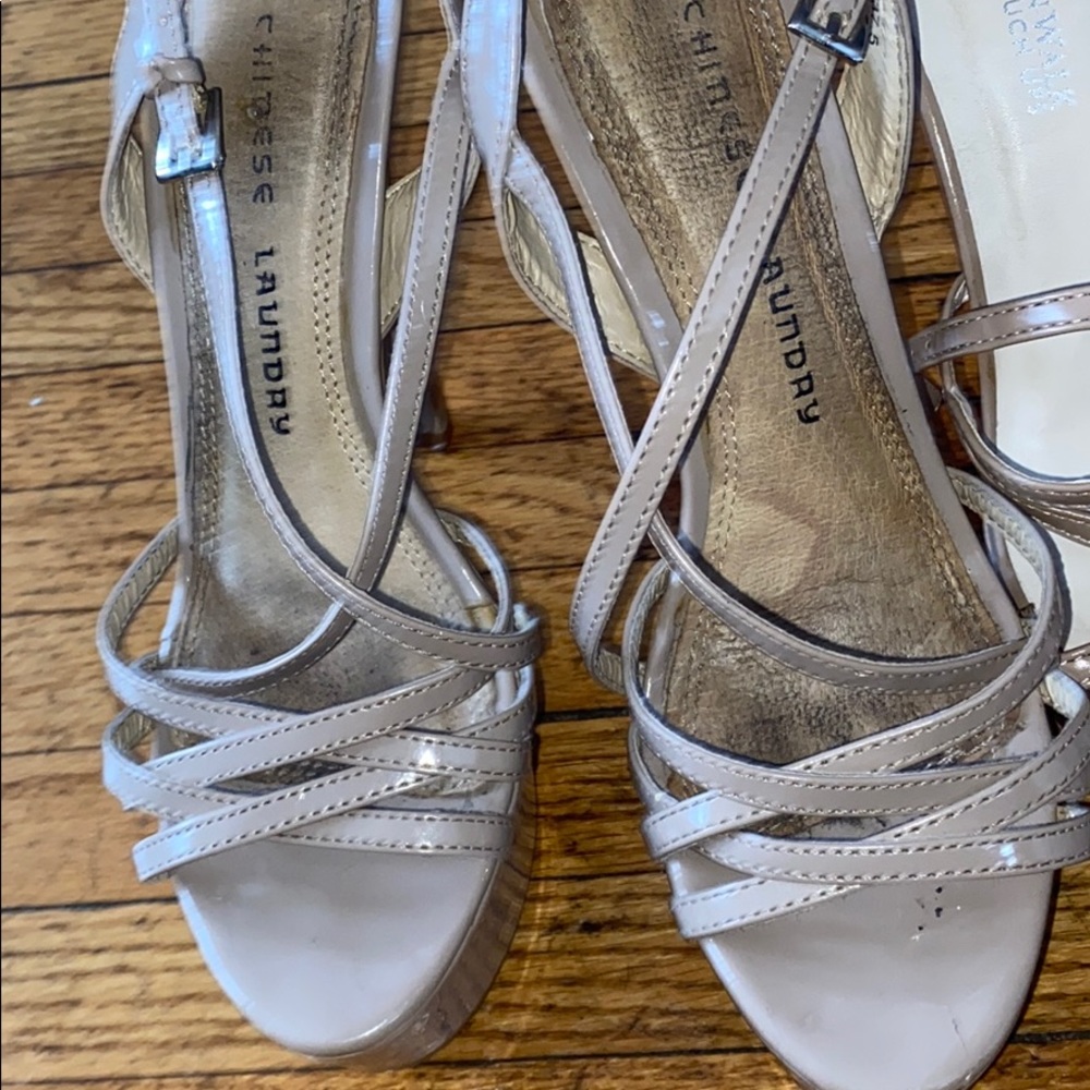 Nude platform heels -  Chinese laundry tippy top